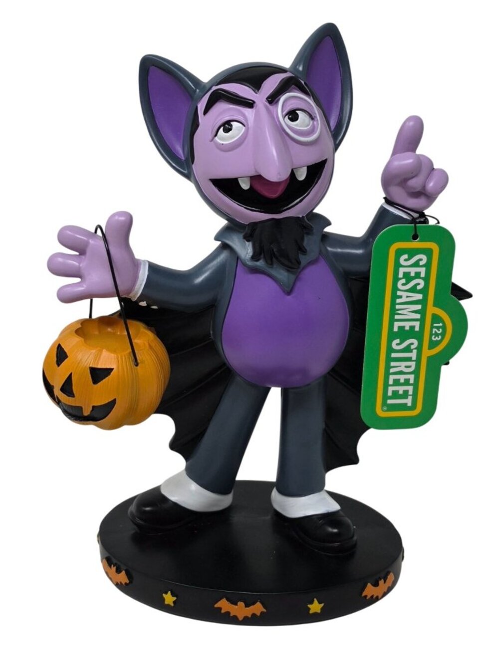 Count Dracula Sesame Street Halloween Trick or Treat Resin Decoration